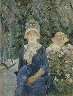 150px-Woman in a Garden 1882-1883 Berthe Morisot