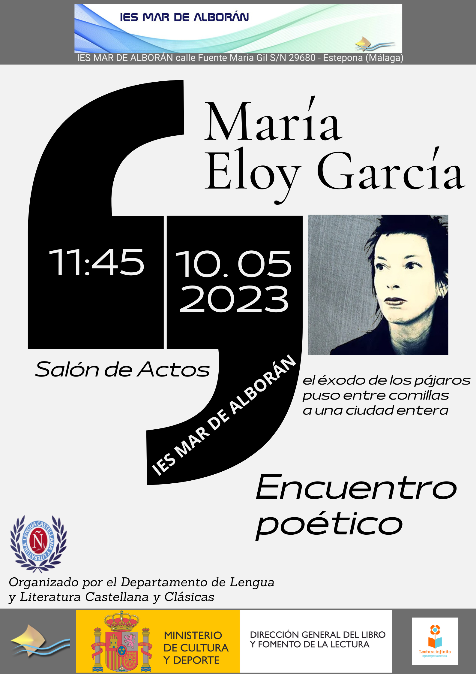 ENCUENTRO POÉTICO MARÍA ELOYGARCÍA Proyecto Lingüístico de Centro